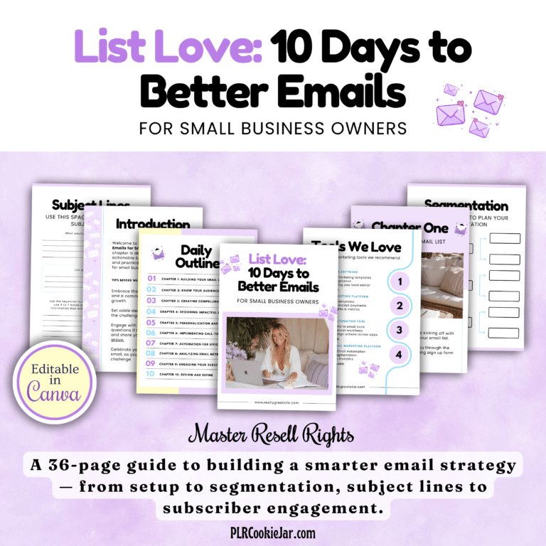 List Love 10 days to Better Emails