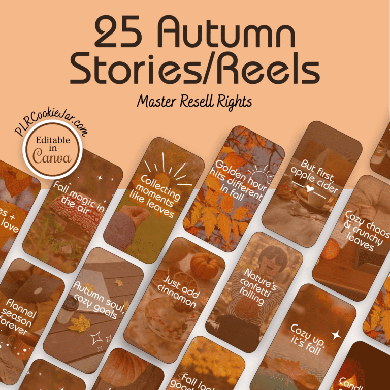 25 Autumn Stories or Reels