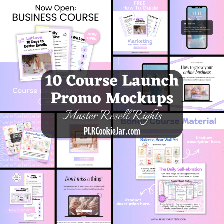 Course Launch Mockups