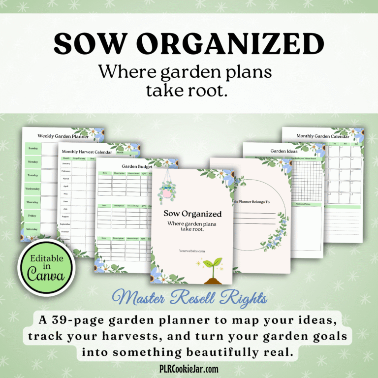 Sow Organized Planner