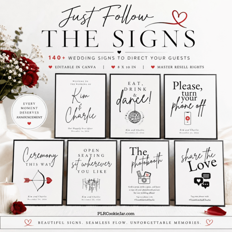 Just Follow the Signs - Wedding Signs