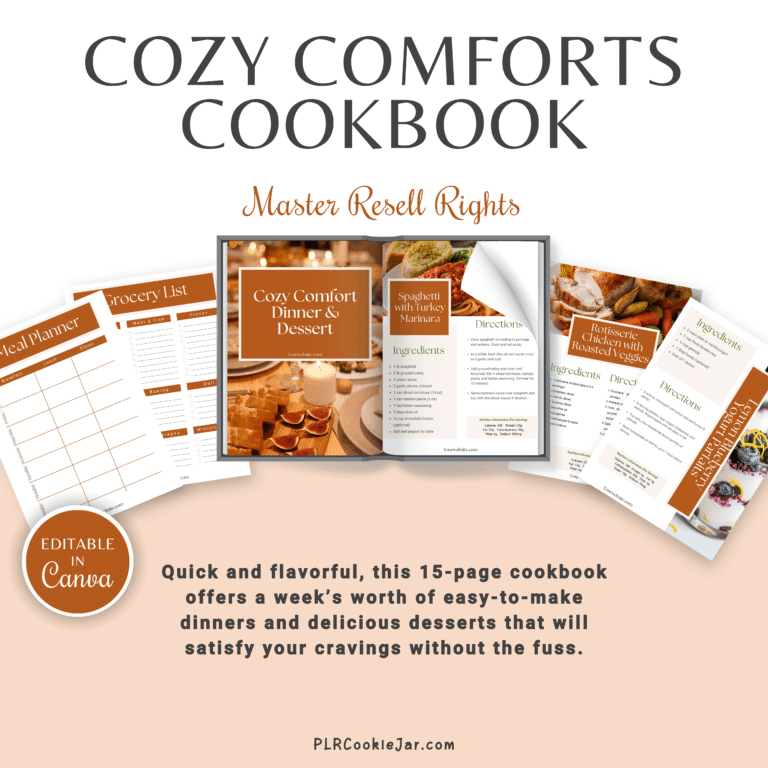 Cozy Comforts Cookbook