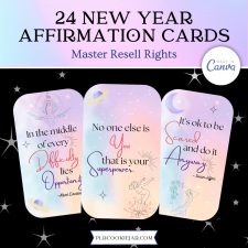 24 New Year Affirmation Cards