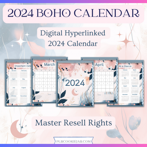 2024 Boho Calendar
