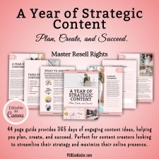 A Year of Strategic Content