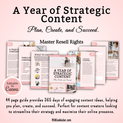 A Year of Strategic Content