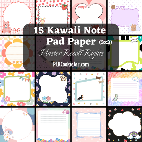 Kawaii Notepad Paper