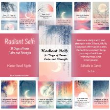 Radiant Self Affirmation Cards