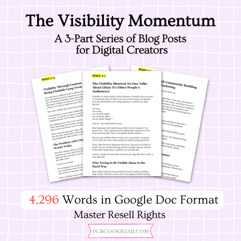 The Visibility Momentum