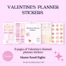 Valentines Planner Stickers