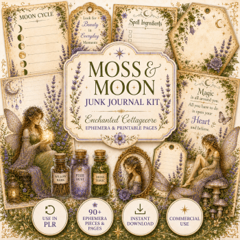 Moss and Moon Junk Journal Kit